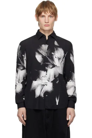 HUGO BOSS Black Flower Shirt
