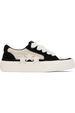 AMIRI Black & Off-White Sunset Skate Low Sneakers