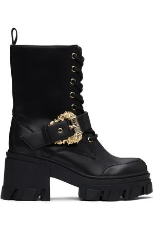 VERSACE Black Sophie Ankle Boots