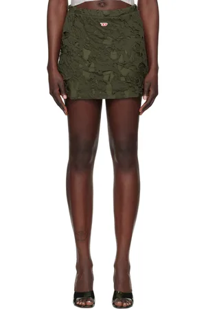 Diesel Khaki O-Ressy Miniskirt