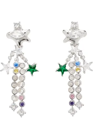 Collina Strada Silver Stella Dangle Earrings