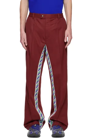 Asics Burgundy Kiko Kostadinov Edition Styrax Track Pants