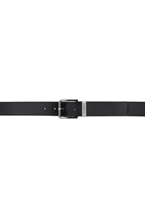 Givenchy Black Leather Gentleman Belt