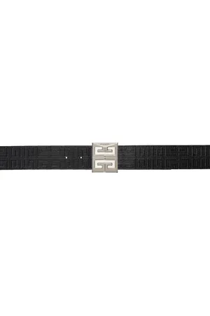 Givenchy Black 4G Reversible Belt