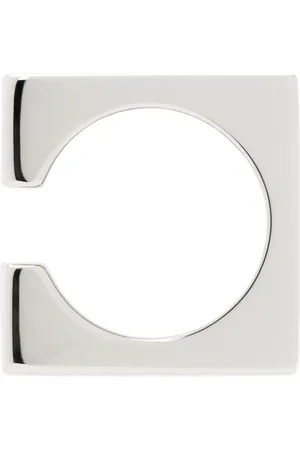 TOM WOOD Silver Square Single Ear Cuff