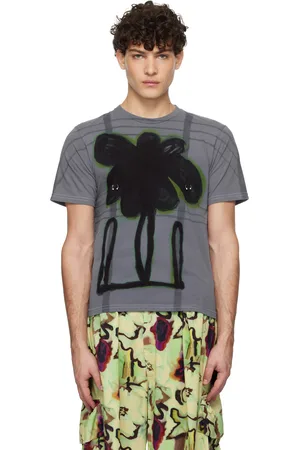 Collina Strada Blue Plaid Pierced T-shirt