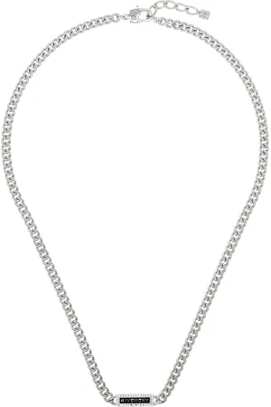 Givenchy Silver ID Necklace