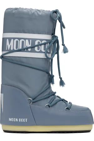Moon Boot Blue Icon Nylon Boots