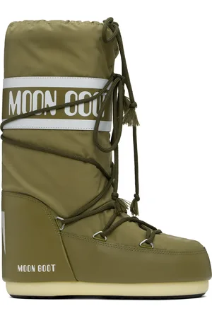Moon Boot Khaki Icon Nylon Boots
