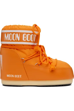 Moon Boot Orange Icon Low Nylon Boots