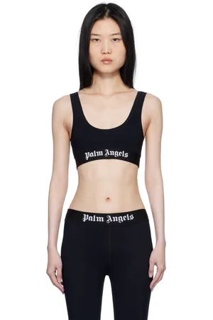 Palm Angels Black Logo Sport Bra