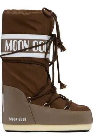 Moon Boot Brown Icon Nylon Boots