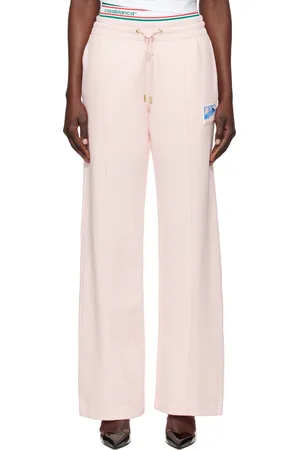 Casablanca Pink Patch Open Hem Lounge Pants