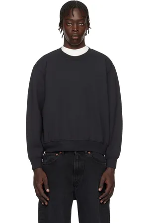 Lady White Co. Black Mini Crewneck Sweatshirt