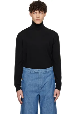 VALENTINO Black VLogo Signature Turtleneck