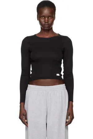 Alexander Wang Black Long Sleeve T-shirt