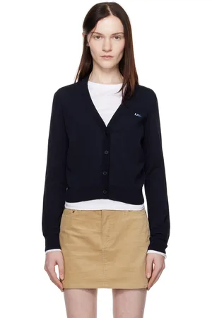 A.P.C. Navy Josephine Cardigan