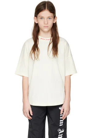 Palm Angels Kids Off-White Classic Overlogo T-shirt