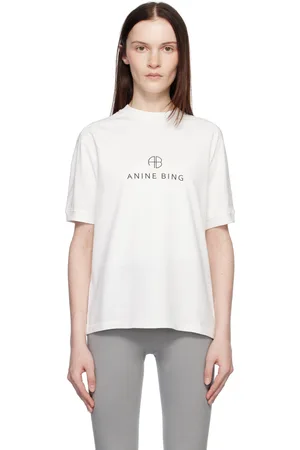 ANINE BING White Jaylin T-shirt