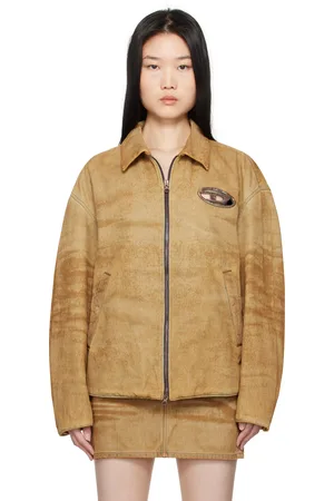 Diesel Brown D-Stack-Fsf Denim Jacket