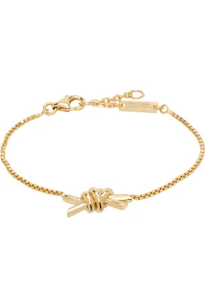 Bottega Veneta Gold Knot Bracelet