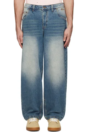 DIME Blue Classic Baggy Jeans