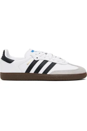 adidas White & Black Samba OG Sneakers