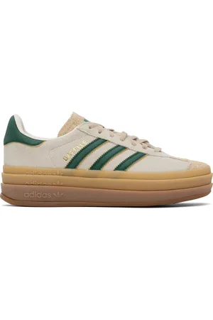 adidas Beige Gazelle Bold Sneakers