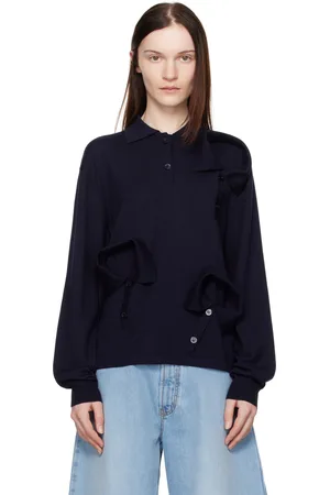 Moschino Navy Multi Collars Polo