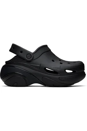 Crocs Black Bubble Crush Clogs