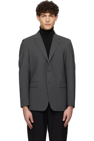 THEORY Gray Chambers Blazer