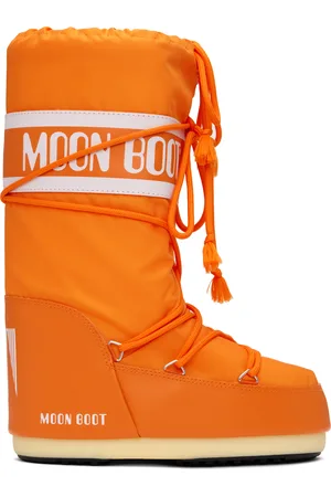 Moon Boot Orange Icon Nylon Boots