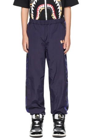 BAPE Kids Color Camo Block Track Pants