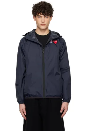 Comme des Garçons PLAY Navy K-Way Edition Claude Jacket