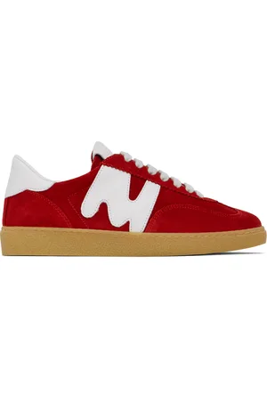 Msgm Red Retro Sneakers