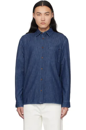 A.P.C. Blue Malo Denim Shirt