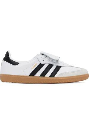 adidas White & Black Samba LT Sneakers