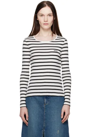 A.P.C. White & Black Thelma T-shirt