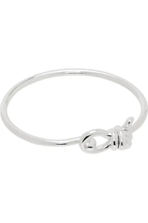 Bottega Veneta Silver Knot Bracelet