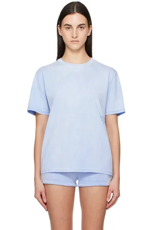 Alexander Wang Blue Puff Logo T-shirt