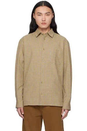 A.P.C. Beige & Yellow Malo Shirt