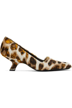 Bottega Veneta Tan & Beige Boogie Heels
