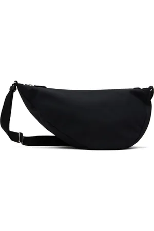 The Row Black Slouchy Banana Bag