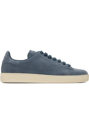 Tom Ford Blue Suede Warwick Sneakers