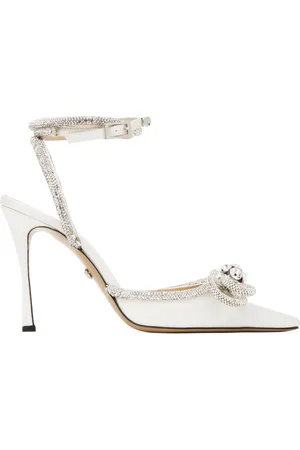 Mach & Mach Double Bow Satin Heels
