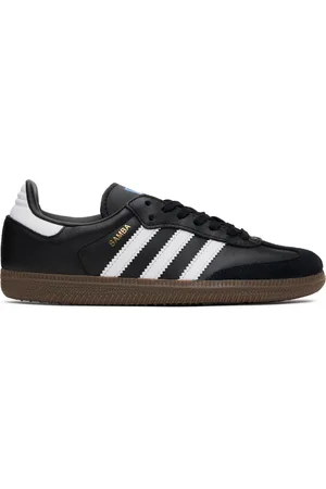 adidas Big Kids Black & White Samba OG Sneakers