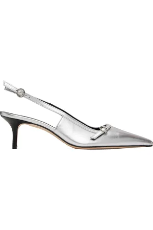 Aeyde Saba Leather Slingback Heels
