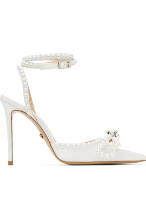 Mach & Mach Double Bow With Pearls Heels