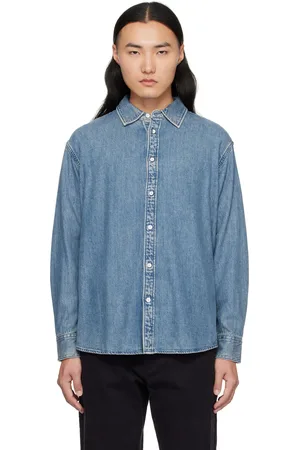 RAG&BONE Blue Matthew Denim Shirt