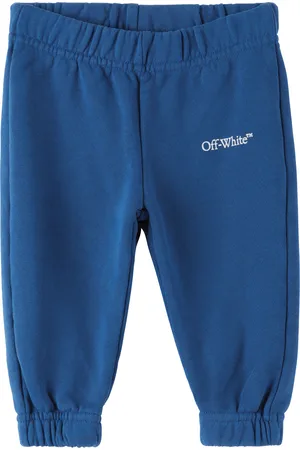 OFF-WHITE Baby Blue Diagonal Bookish Sweatpants